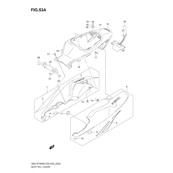SEAT TAIL COVER (MODEL K7)