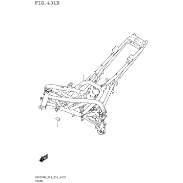FRAME (SV650M4 E33)