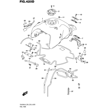 FUEL TANK (DL650XAL6 E28)