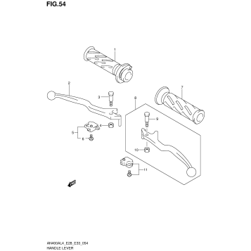 HANDLE LEVER (AN400AL4 E33)