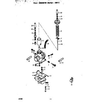 CARBURETOR (MARKED : 33011)