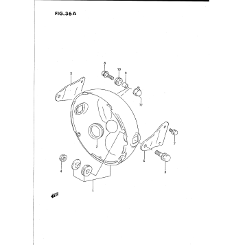 HEADLAMP HOUSING (MODEL R/S/T)
