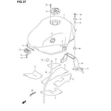 FUEL TANK (MODEL K4)