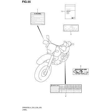 LABEL (DR650SEL4 E33)