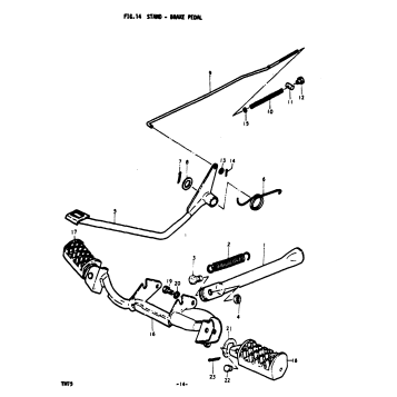 STAND - BRAKE PEDAL