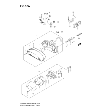 REAR COMBINATION LAMP (VS1400K5/K6/K7/K8)