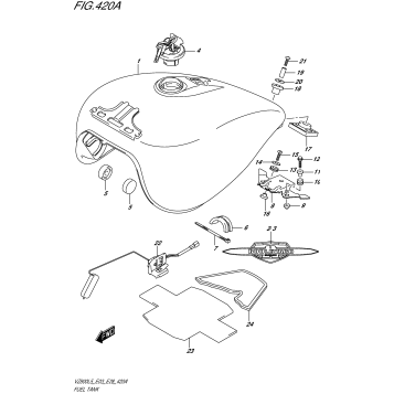 FUEL TANK (VZ800L5 E03)