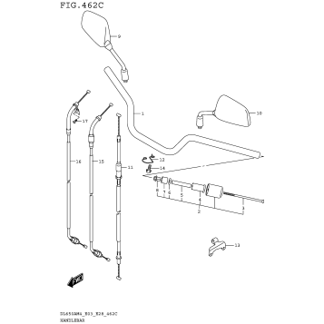 HANDLEBAR (DL650AM4 E33)