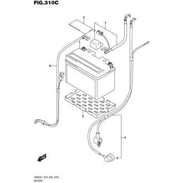 BATTERY (SV650AL7 E28)