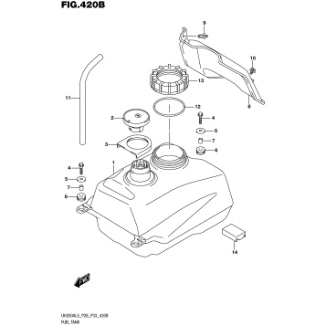 FUEL TANK (UH200AL5 P33)