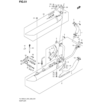 MUFFLER (VL1500BL4 E03)