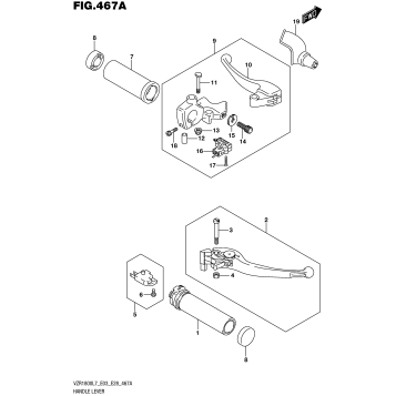 HANDLE LEVER (VZR1800L7 E28)