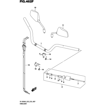 HANDLEBAR (DL1000AL9 E33)