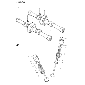 CAM SHAFT-VALVE