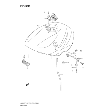 FUEL TANK (MODEL K9)