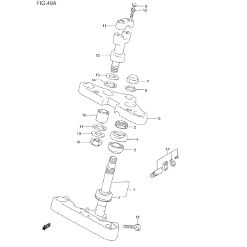 STEERING STEM (MODEL T/V)