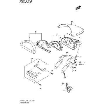 SPEEDOMETER (VZ1500L5 E33)