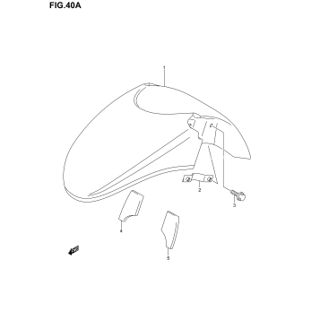 FRONT FENDER (MODEL K2/K3/K4/K5)