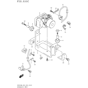 HYDRAULIC UNIT (SV650XAM4 E28)