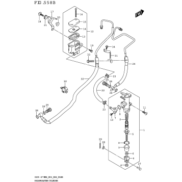 REAR MASTER CYLINDER (GSX-S750A,GSX-S750ZA)