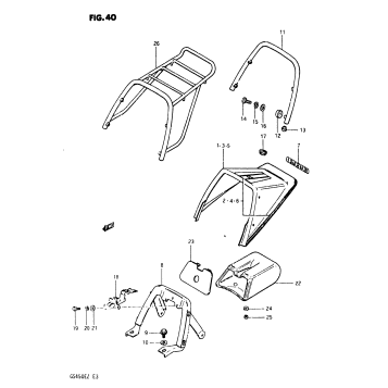 SEAT TAIL COVER (MODEL X)