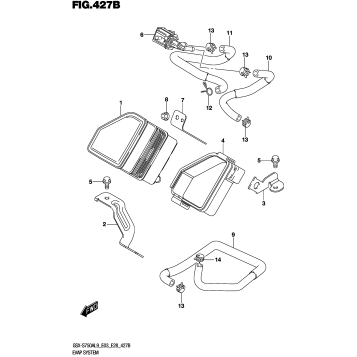 EVAP SYSTEM (GSX-S750YAL9 E33)