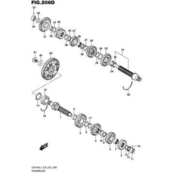 TRANSMISSION (VZR1800BZL7 E33)