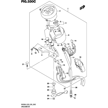 SPEEDOMETER (RV200L9 E33)