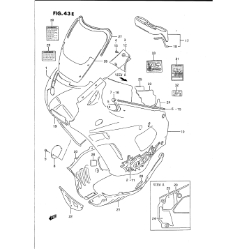 COWLING BODY (MODEL R)