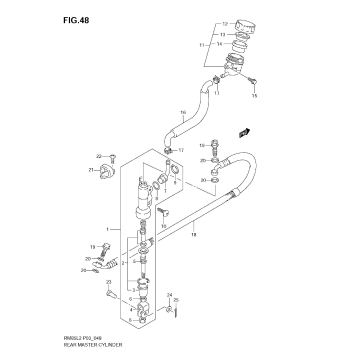 REAR MASTER CYLINDER (RM85L)
