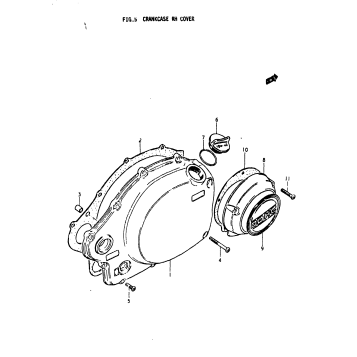CRANKCASE RH COVER