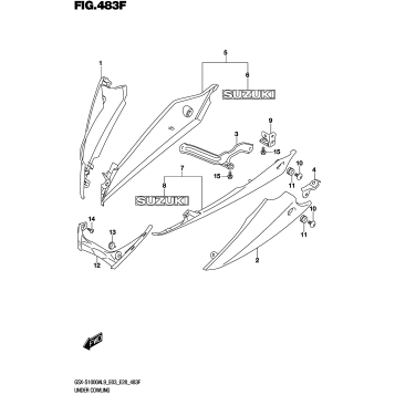 UNDER COWLING (GSX-S1000YAL9 E33)