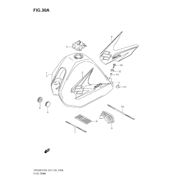 FUEL TANK (MODEL K8/K9)