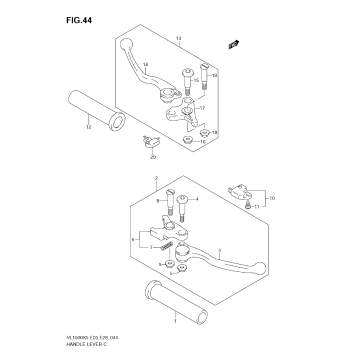 HANDLE LEVER (MODEL K5/K6)