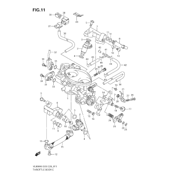 THROTTLE BODY (MODEL K6/K7/K8)