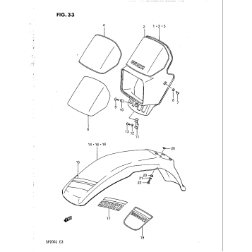 HEADLAMP HOUSING - FRONT FENDER