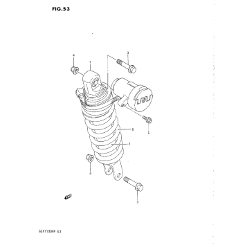 REAR SHOCK ABSORBER (J)