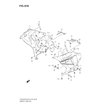 UNDER COWLING (MODEL K9)