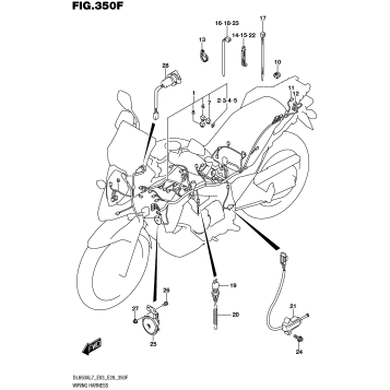 WIRING HARNESS (DL650XAL7 E33)