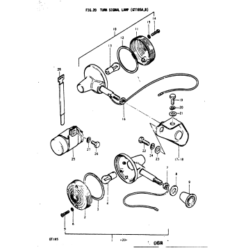 TURN SIGNAL LAMP (GT185A