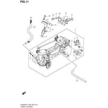 THROTTLE BODY (DL650AL4 E28)