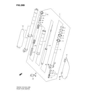 FRONT DAMPER (MODEL K3)