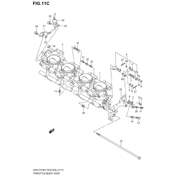 THROTTLE BODY (MODEL K3)