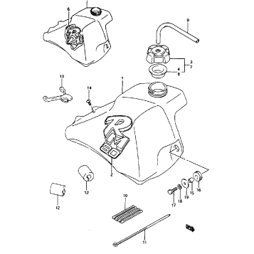 FUEL TANK (MODEL L/M)