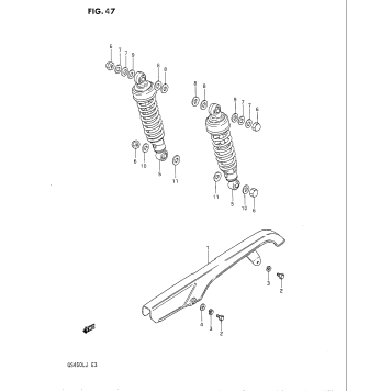 CHAIN CASE - SHOCK ABSORBER