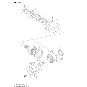 SECONDARY DRIVE GEAR