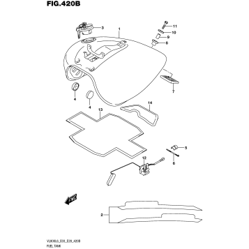FUEL TANK (VL800L6 E28)