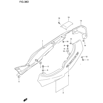 FRAME COVER (GSF1200SY)