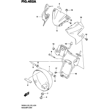 HEADLAMP COVER (SV650L9 E03)