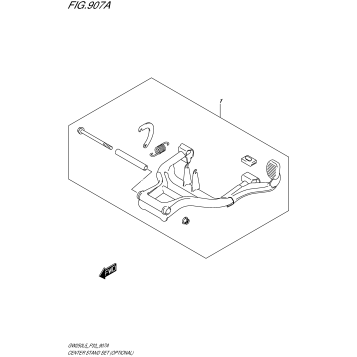 CENTER STAND SET (OPTIONAL)